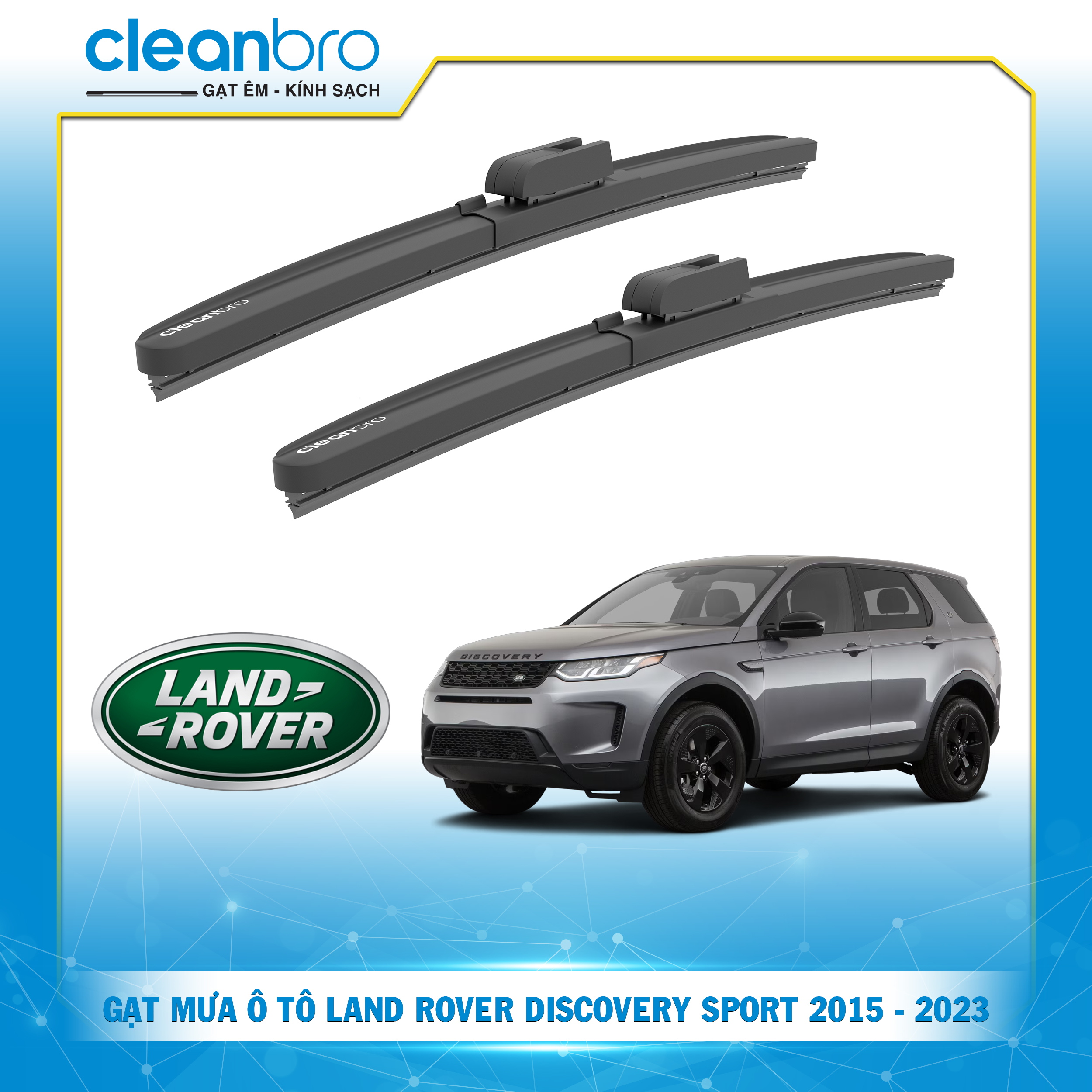 Gạt mưa ô tô hiệu ứng lá sen Land Rover Discovery Sport [2015-2023+]